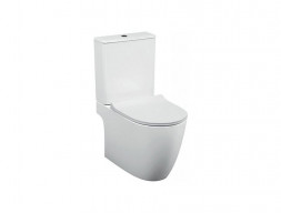 Унитаз-Компакт «Vitra» Sento 36,5x65 Безободковый с Крышкой-Сиденьем Микролифт с Механизмом Смыва «Geberit» Open-Back (9830B003-7204)