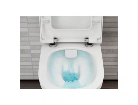 Унитаз-Компакт «Vitra» Zentrum 35,5x61 Безободковый с Крышкой-сиденьм Микролифт (9824b003-7207)