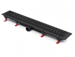 Душевой Лоток «MCH» Medium Боковой Выпуск, Черный Матовый (CH 750 MC Black)