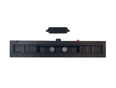 Душевой Лоток «MCH/Veconi» Klasik/Floor Black с Основой Под Плитку Боковой Выпуск, Черный (V450KB)