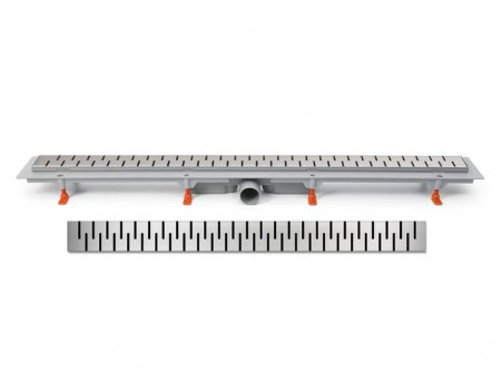 Душевой Лоток «MCH/Veconi» Medium Боковой Выпуск, Хром (V350M)