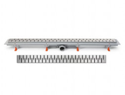 Душевой Лоток «MCH/Veconi» Medium Боковой Выпуск, Хром (V850M)