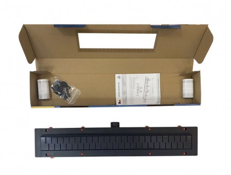 Душевой Лоток «MCH/Veconi» Medium Black Боковой Выпуск, Черный (V350MB)