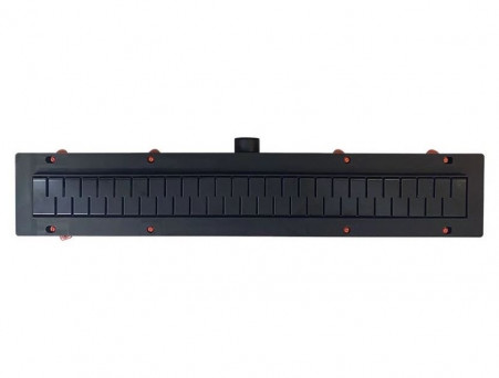 Душевой Лоток «MCH/Veconi» Medium Black Боковой Выпуск, Черный (V550MB)