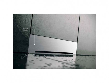 Душевой Лоток «Pestan» Confluo Premium Wall 330 Хром с Дизайн-Решеткой (13100060)