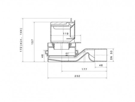 Душевой Лоток «Pestan» Confluo Premium Wall 330 Хром с Дизайн-Решеткой (13100060)