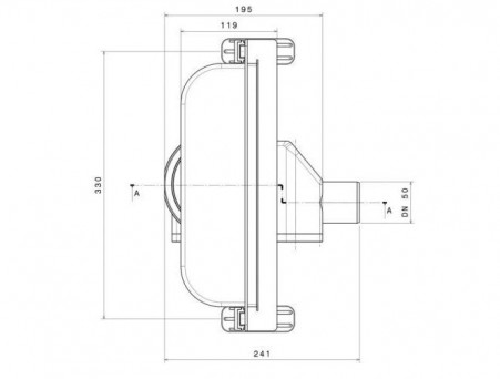 Душевой Лоток «Pestan» Confluo Premium Wall 330 Хром с Дизайн-Решеткой (13100060)