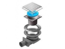 Душевой Трап «Pestan» Confluo Standard Drops 4 Mask с Дизайн-Решеткой (13000079)