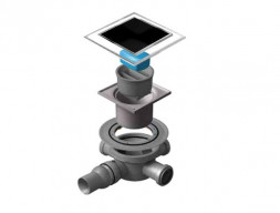 Душевой Трап «Pestan» Confluo Standard Dry 3 Black Glass с Черной Дизайн-Решеткой (13000103)