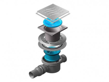 Душевой Трап «Pestan» Confluo Standard Tide 2 Mask с Дизайн-Решеткой (13000071)