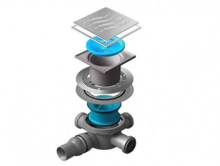 Душевой Трап «Pestan» Confluo Standard Tide 3 Mask с Дизайн-Решеткой (13000080)