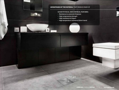 Душевой Трап «Pestan» Confluo Standard Tide 4 Mask с Дизайн-Решеткой (13000081)