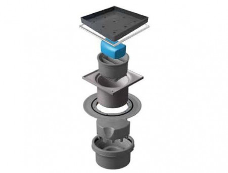 Душевой Трап «Pestan» Confluo Standard Vertical Dry Ceramic с Основой Под Плитку (13000112)