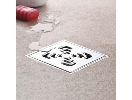 Душевой Трап «Pestan» Confluo Standard Vertical Square Mask с Дизайн-Решеткой (13000076)