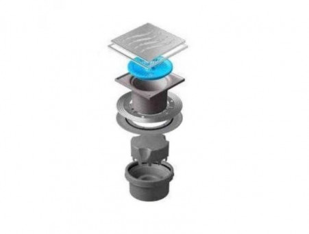 Душевой Трап «Pestan» Confluo Standard Vertical Tide Mask с Дизайн-Решеткой (13000074)