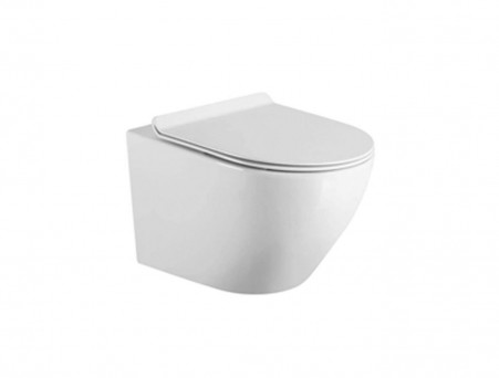 Подвесной Унитаз «Azario» Овальный, Безободковый (AZ2003)