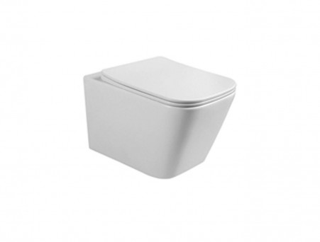 Подвесной Унитаз «Azario» Прямоугольный, Безободковый (AZ2002)