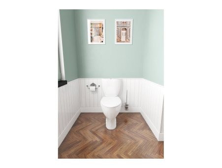 Унитаз-Компакт Напольный «Santeri» Воротынский, с Сиденьем, Белый (1.P401.7.S00.00B.F)