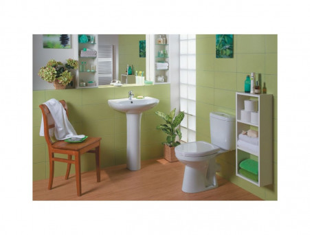 Напольный Унитаз-Компакт «Santek» Анимо Овальный, с Сиденьем (1WH302137)