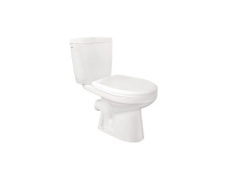 Напольный Унитаз-Компакт «Santek» Анимо Стандарт Овальный, с Сиденьем (1WH302132)