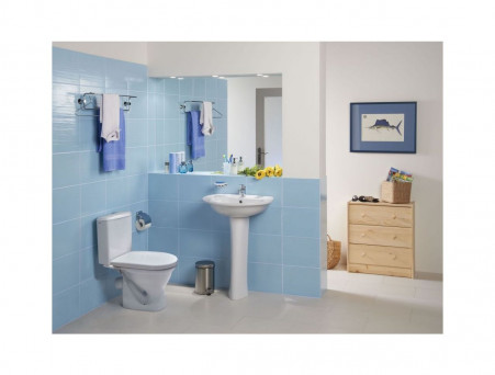 Напольный Унитаз-Компакт «Santek» Алькор Стандарт Овальный, с Сиденьем (1WH302140)