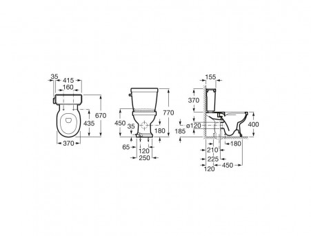 Бачок для Унитаза «Roca» Carmen (73410A1000)