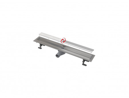 Душевой Лоток «AlcaPlast» Fit&Go с Двухсторонней Решеткой, Горизонтальный Слив (APZ13DOUBLE9950)