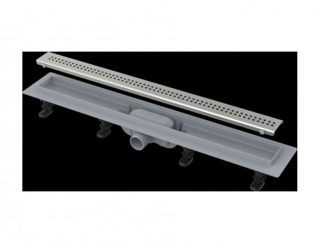 Душевой Лоток с Решеткой «AlcaPlast» Simple, Горизонтальный Слив (APZ9950M)