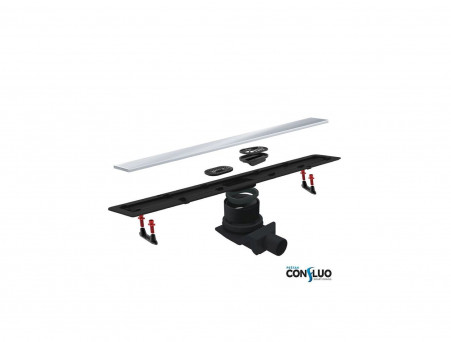 Душевой Лоток «Pestan» Confluo Frameless Line 450, Горизонтальный Слив (13701229)