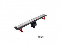 Душевой Лоток «Pestan» Confluo Frameless Line 550 White Glass, Горизонтальный Слив (13701212)