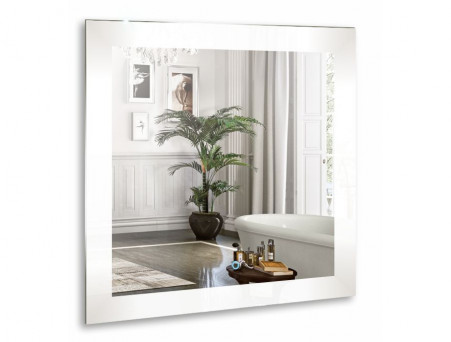 Зеркало для Ванной «Континент» Carla 770x770, LED Подсветка, Сенсорный Выключатель и Подогревом (ЗЛП233)