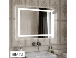 Зеркало для Ванной «Континент» Rimini 800x600, LED Подсветка, Сенсорный Выключатель и Подогревом (ЗЛП167)