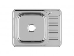 Мойка для Кухни «Iddis» Basic Прямоугольная 650x500x165 (BAS65PLi77)
