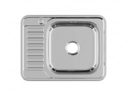 Мойка для Кухни «Iddis» Basic Прямоугольная 650x500x165 (BAS65PRi77)