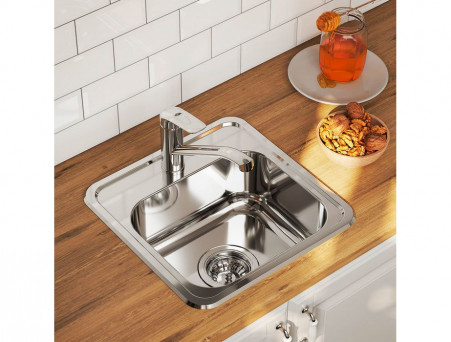 Мойка для Кухни «Iddis» Strit Квадратная 380x380x152 (STR38P0i77)