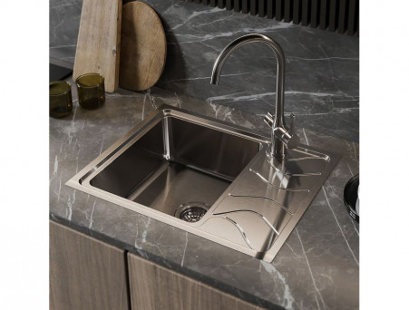 Мойка для Кухни «Iddis» Reeva Прямоугольная 615x480x210 (REE61SLi77)