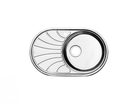 Мойка для Кухни «Iddis» Suno Овальная 770x480x180 (SUN77SRi77)