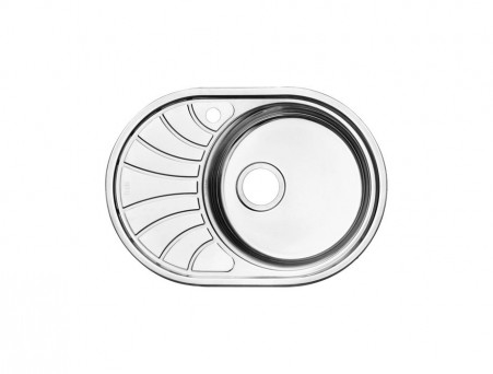 Мойка для Кухни «Iddis» Suno Овальная 650x460x180 (SUN65SRi77)