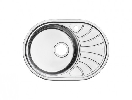 Мойка для Кухни «Iddis» Suno Овальная 650x460x180 (SUN65SLi77)
