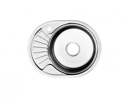 Мойка для Кухни «Iddis» Suno Овальная 600x470x180 (SUN60SRi77)