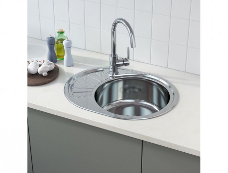 Мойка для Кухни «Iddis» Suno Овальная 600x470x180 (SUN60PRi77)