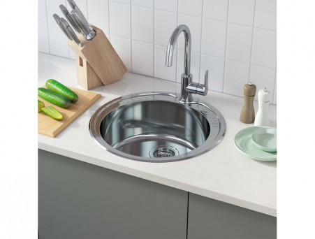 Мойка для Кухни «Iddis» Suno Круглая 510x510x180 (SUN51P0i77)