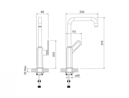 Смеситель для Кухни «Iddis» Slide (SLIWT00i05)