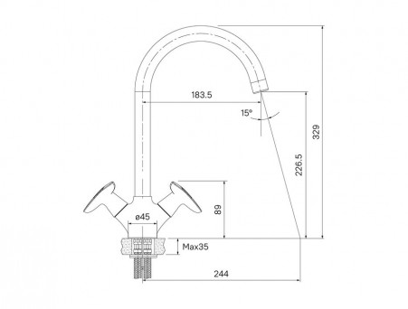 Смеситель для Кухни «Iddis» Copter (COPSBJ0i05)