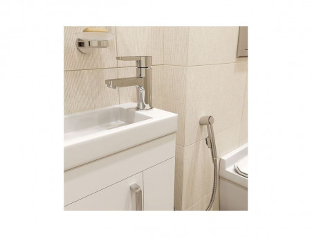 Смеситель для Умывальника с Гигиеническим Душем «Iddis» Sena, Стиль: Классический (SENSB00i08)