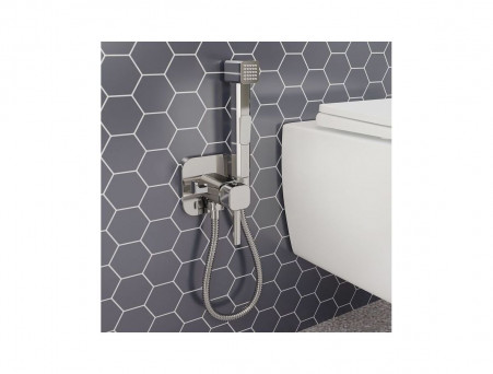 Смеситель Скрытого Монтажа с Гигиеническим Душем «Iddis» Axes, Стиль: Модерн (004SBS0i08)