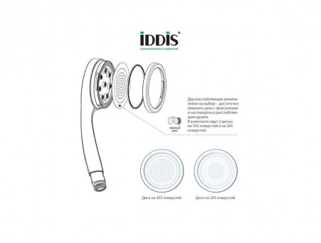 Душевой Гарнитур «Iddis» SpaHome, Стиль: Модерн (SPA1F68i16)