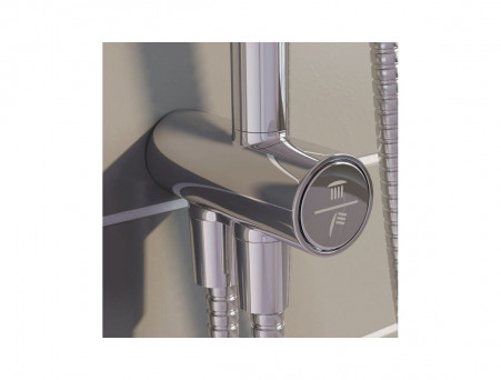 Душевой Гарнитур с Верхней Лейкой «Iddis» Zodiac, Стиль: Скандинавия (ZODSB1Fi76)