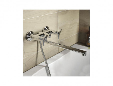 Смеситель для Ванны с Длинным Изливом «Iddis» Copter, Стиль: Модерн (COPSBL2i10WA)