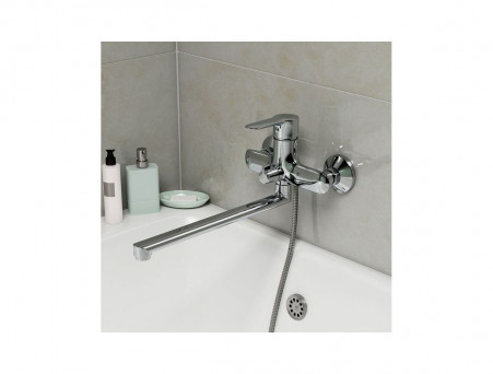 Смеситель для Ванны с Длинным Изливом «Iddis» Cuba, Стиль: Классический (CUBSBL2i10WA)